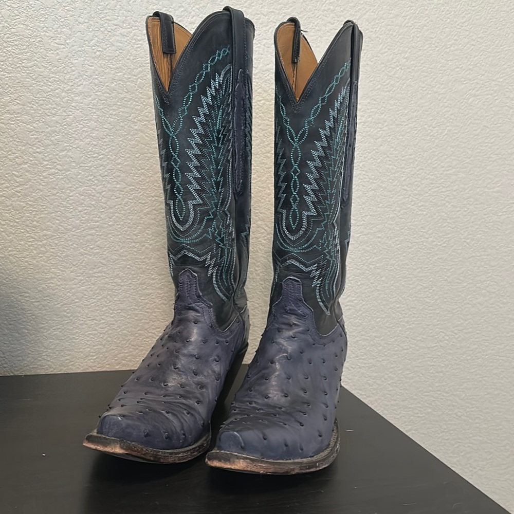 Women’s Lucchese Ostrich Boots 7.5B
